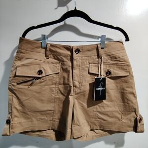 Flamingals Women's Tan Cargo Shorts